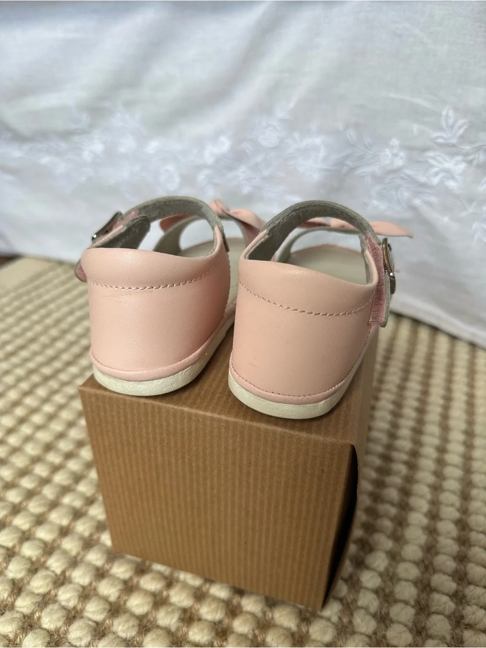 L’amour Jolie Bow Sandal Pink Size 6 (Toddler)